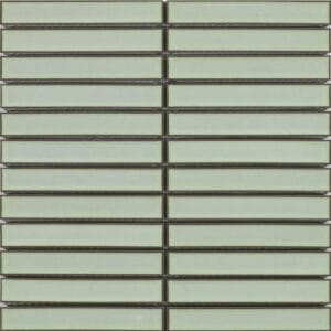 Cream-colored subway tiles with black grout, ideal for kitchen backsplashes and bathroom walls, offering a classic and stylish look.