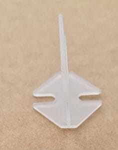 Plastic drywall installation clip for ceiling and wall finishing, durable construction hardware, and easy to install drywall accessories for construction projects.