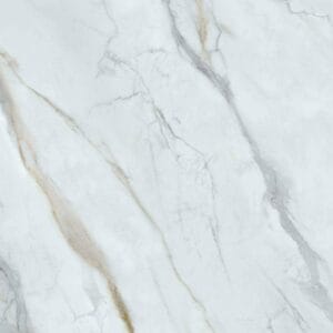 Marble-like surface with white and subtle gold veining, ideal for home interiors and renovation projects at Builders Warehouse Online.