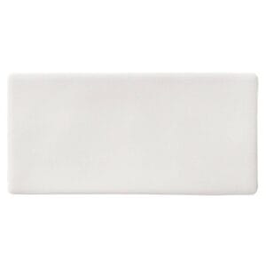 White ceramic building tile for interior walls and floors, ideal for home renovation and DIY projects. Durable, easy to clean, and perfect for kitchens and bathrooms. Great for modern and minimalist designs.