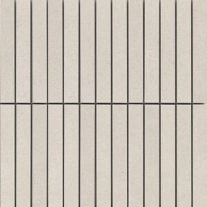 Plain beige brick wall with vertical black lines, modern and minimalistic design, suitable for building and construction projects, available at Builders Warehouse Online.