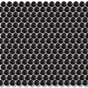 Black rubber bumpers arranged in a grid pattern for flooring or cushioning purposes at Builders Warehouse Online.