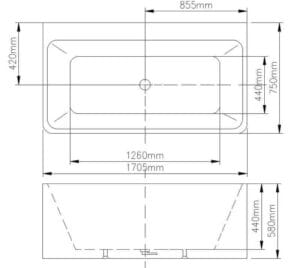 Bedroom sink dimensions, bathroom vanity basin schematic, precise measurements for bathroom sink installation, detailed technical drawing of bathroom vanity sink, relevance.