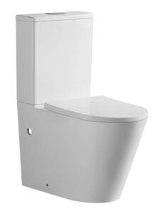 Elegant JAMIE-II Toilet Suite Rimless Wall-Faced Design