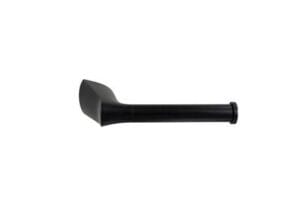 Heavy-duty black steel shovel for gardening and landscaping, ideal for digging, planting, and moving soil or gravel. Perfect for DIY projects and professional construction tasks.