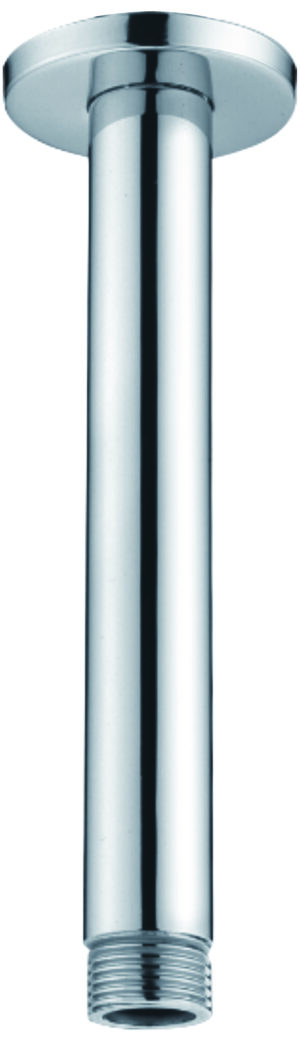 DOCCIA 600mm Round Ceiling Dropper - Chrome