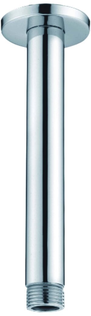 Shower arm chrome finish.