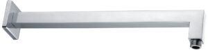 DOCCIA 35cm Square L Shape Shower Arm in Chrome