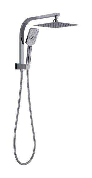 QUBI Compact Twin Shower Set - Chrome