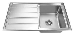 IMPACT Single Bowl Sink with Tap Hole and Drainer