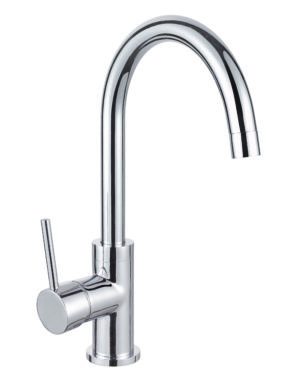 JESS Goose Neck Sink Mixer in Chrome