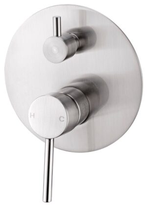JESS Shower Mixer with Diverter in Brushed Nickel