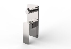 BRAVO-II Shower Mixer with Diverter in Brushed Nickel