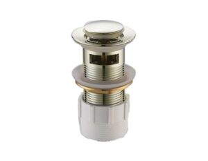 32mm with Overflow Brushed Nickel Pop Up Waste