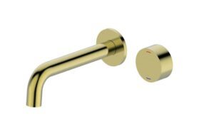 VIVO Basin/Bath Set with Progressive Cartridge in Brushed Brass