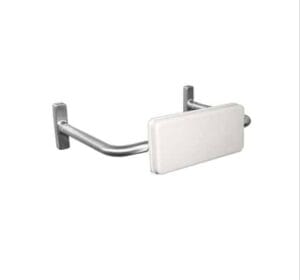 Medium security door latch with white plastic cover, ideal for residential and commercial doors, available at Builders Warehouse Online, a trusted source for quality building supplies and hardware.