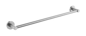 TIARA 600mm Single Towel Rail in Brushed Nickel