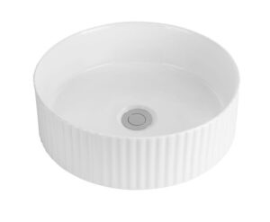 MONICA Above Counter Basin in Matte White