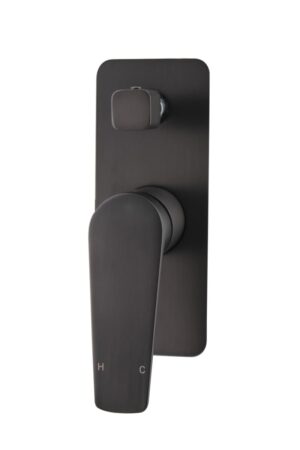 EXON Shower Mixer with Diverter in Gun Metal