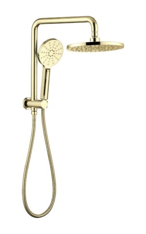 MONDO Compact Twin Shower Set - Brushed Brass
