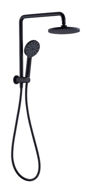 MONDO Compact Twin Shower Set - Matte Black