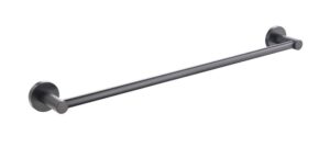 TIARA 600mm Single Towel Rail in Gun Metal