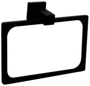 QUBI Towel Ring - Matte Black