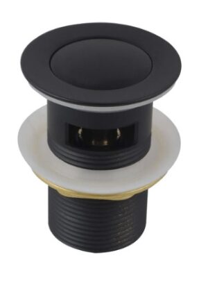 32mm with Overflow Matte Black Pop Up Waste