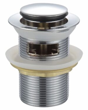 40mm with Overflow Chrome Pop Up Waste
