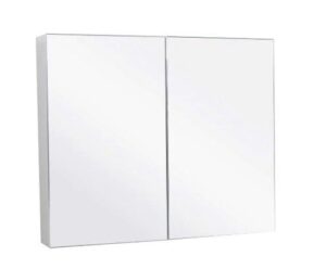 BELLA 900mm Mirror Cabinet - White