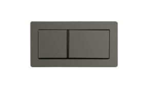 Gun Metal Toilet Button