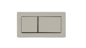 Brushed Nickel Toilet Button