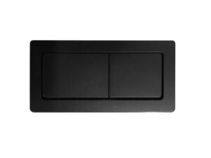 Matte Black Toilet Button