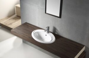 Victoria Insert Basin - 1 Tap Hole With Overflow and Soap Holders