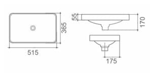 High-quality kitchen sink with precise dimensions, ideal for home renovation projects, available at Builders Warehouse Online for durable construction and easy installation.