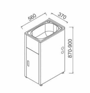 High-quality bathroom vanity cabinet with integrated sink, perfect for renovation projects and modern homes. Durable design, easy to install, and ideal for bathroom storage solutions.