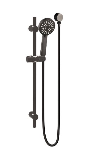 RAINJET Shower Head on Rail - Gun Metal