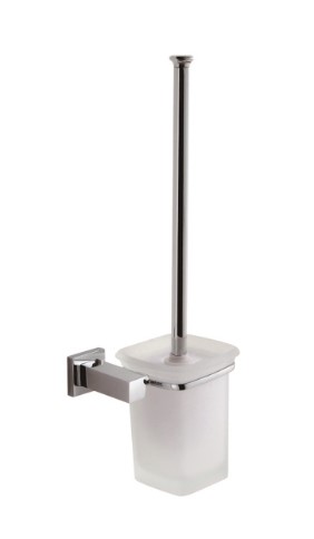 QUBI Wall Mounted Toilet Brush in Chrome