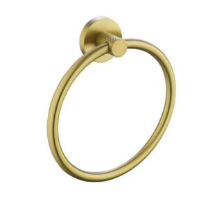 TIARA Towel Ring - Brushed Brass