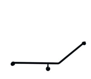 Heavy-duty black metal handrail for stairs and safety applications at Builders Warehouse Online. Durable, anti-slip grip, easy installation, perfect for home improvement projects.