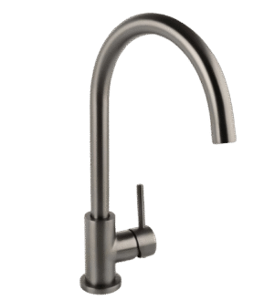 JESS Goose Neck Sink Mixer in Gun Metal