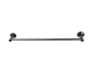 JESS 600mm Single Towel Rail in Gun Metal