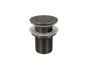 32mm without Overflow Gun Metal Pop Up Waste