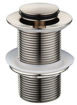 32mm without Overflow Brushed Nickel Pop Up Waste