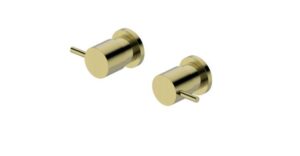 JESS 1/4 Turn Wall Top Assembly HANDLE Brushed Brass