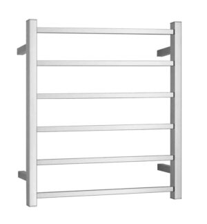 Non Heated Towel Ladder - Square 6 Bar - Chrome
