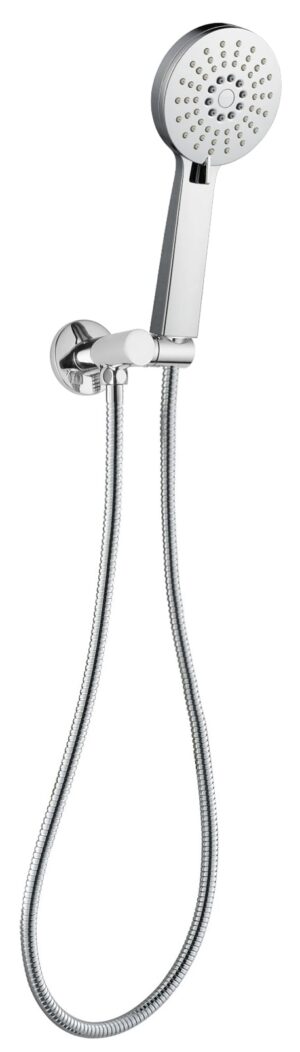 RAINJET Round Shower Head on Bracket - Chrome