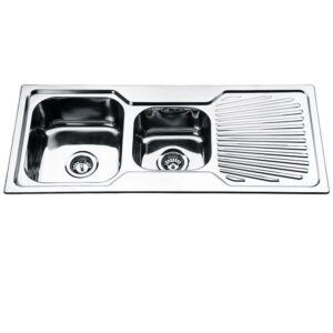 DANTE Square 1 & 3/4 Sink with Tap Hole and Drainer