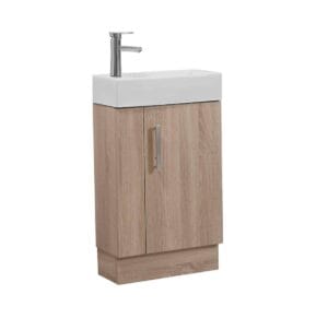 small bathroom vanity light oak