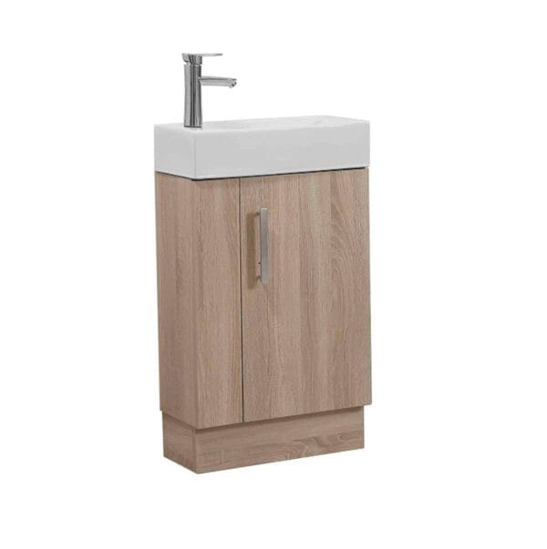 small bathroom vanity light oak